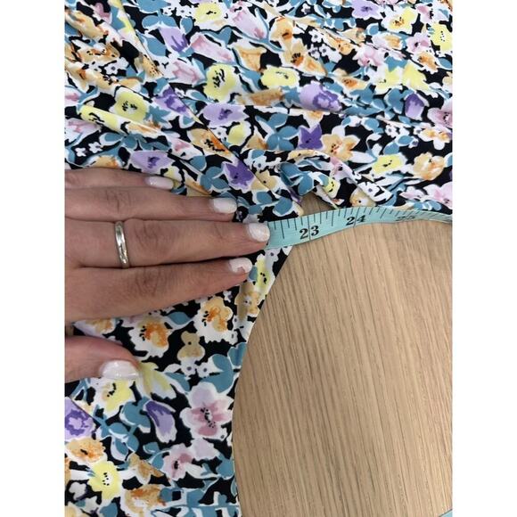 AFRM London Floral Print Long Sleeve Dress In Multi Color 3XL NWT Peep Hole 1982 - Picture 9 of 12